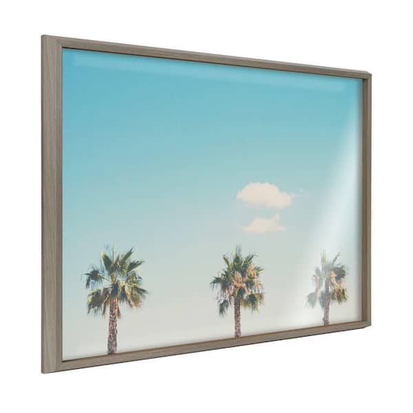 Kate and Laurel Blake a Trio of Palm Trees by Laura Evans Framed Art Print 24 in. x 32 in.