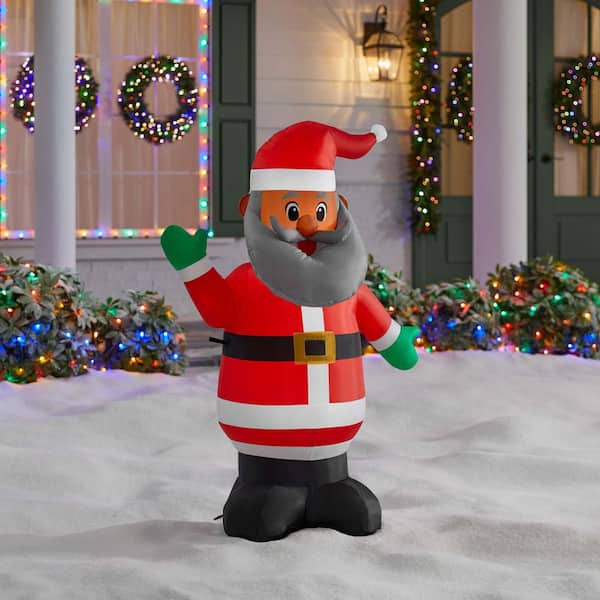 3.5 ft LED Santa Airblown Inflatable