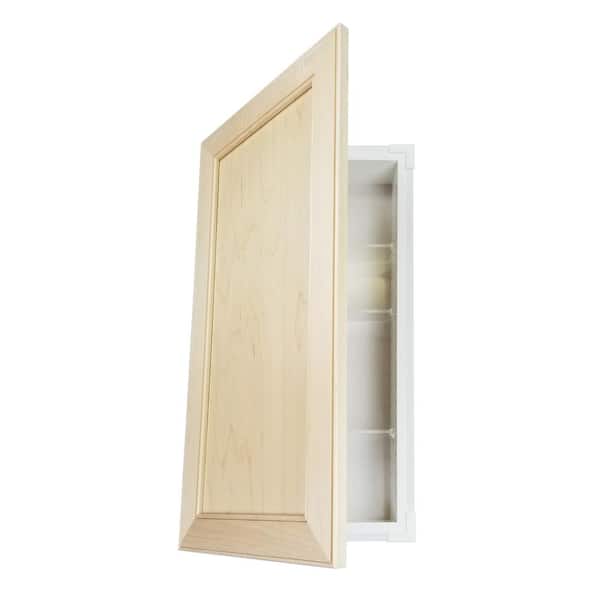 WG Wood Products 15.5 in. W x 43.5 in. H Fieldstone Shaker Style Frameless  Primed Gray Recessed Medicine Cabinet without Mirror FIE-242-PRIMED - The  Home Depot