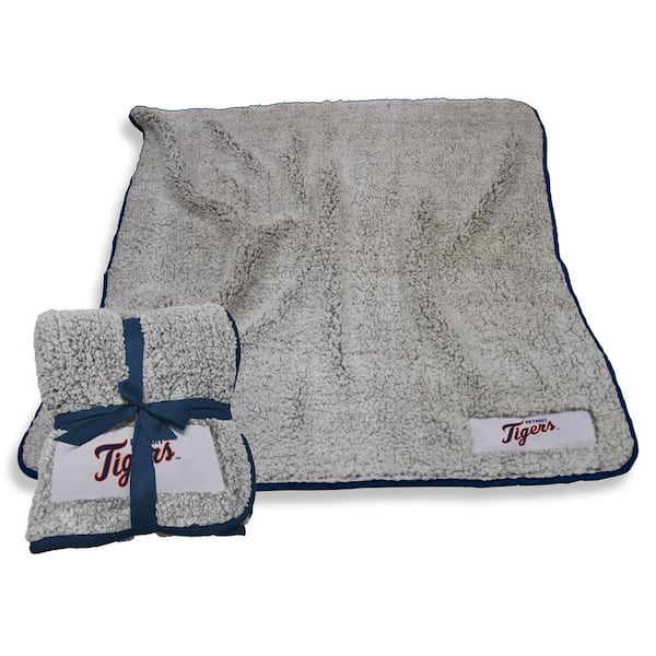 logobrands Detroit Tigers Oatmeal Frosty Fleece Throw