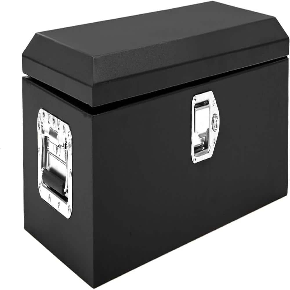 20x12x10 in. Black Lockable Truck Tool Box, Steel Storage Chest ,Heavy-Duty Powder Coated Organizer for RV, Trailer price history on PriceWatchPro