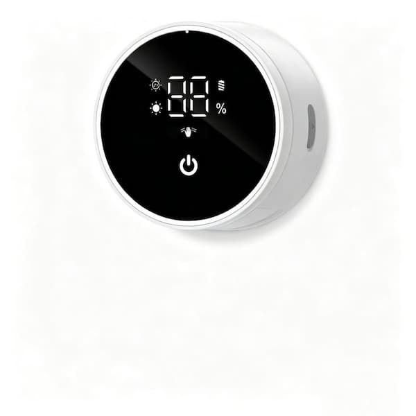 Wall Mounted UV Toothbrush Sanitizer Holder Infrared Sensor Heat Drying LED Smart Display for Toothbrush Razor Bathroom