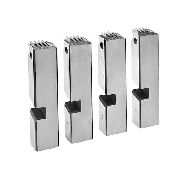 Threading Machine Dies, 2-1/2 in. to 4 in. NPT Pipe Dies, Right-Handed HSS Pipe Threading Dies Sets (4-Piece)