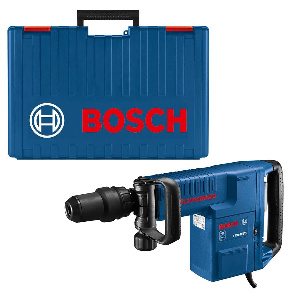 voorzichtig generatie Accountant Bosch 14 Amp 1-9/16 in. Corded Variable Speed SDS-Max Concrete Demolition  Hammer with Carrying Case 11316EVS - The Home Depot