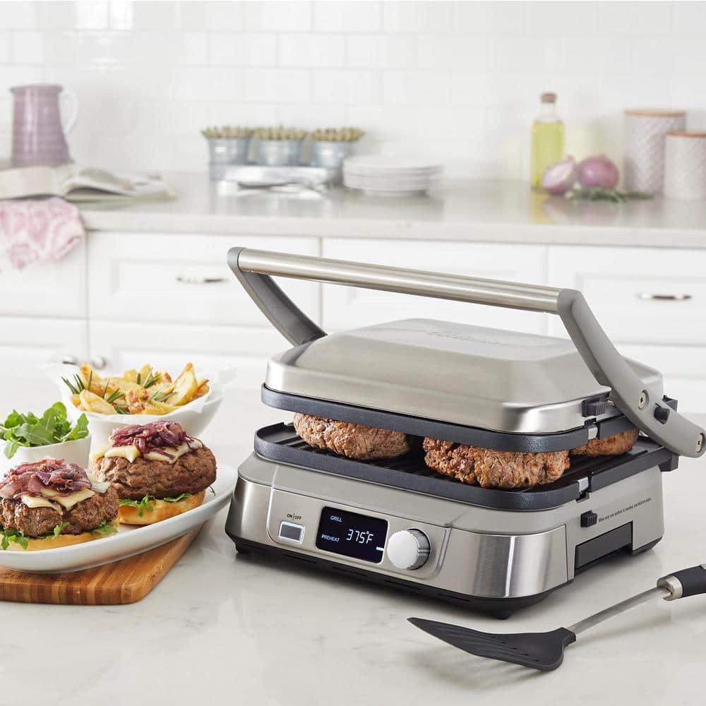 156 sq. in. Stainless Steel Griddle-5 with Nonstick Surface