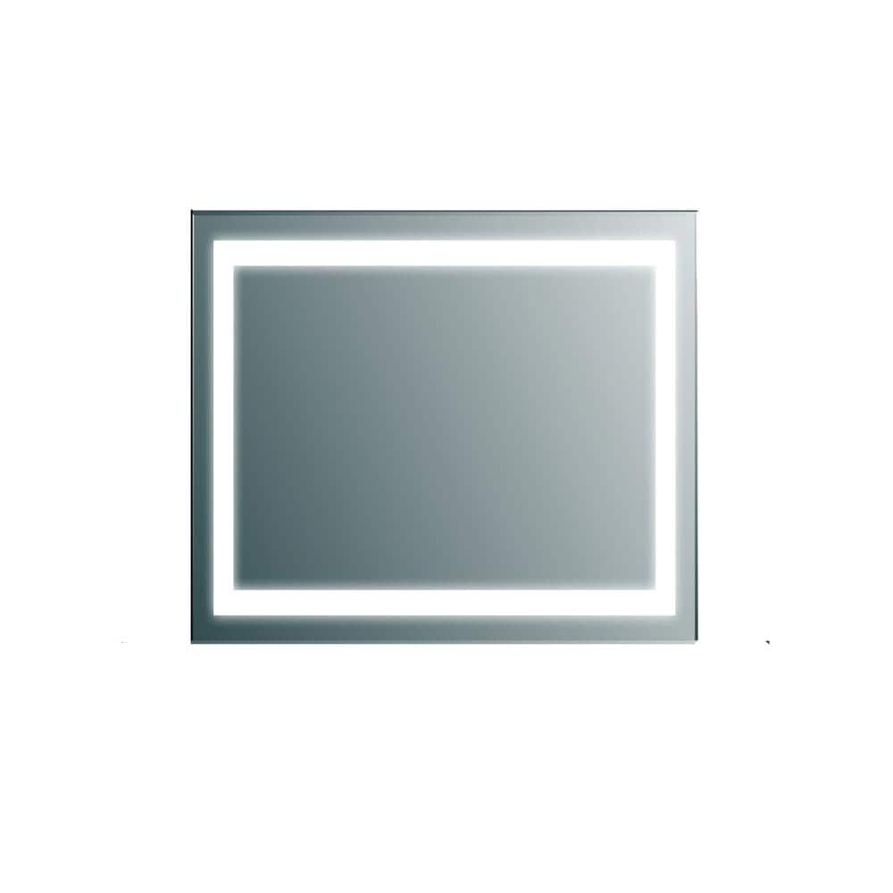 Lite 30 in. W x 30 in. H LED Wall Mounted Vanity Bathroom LED Mirror in Aluminum price history on PriceWatchPro
