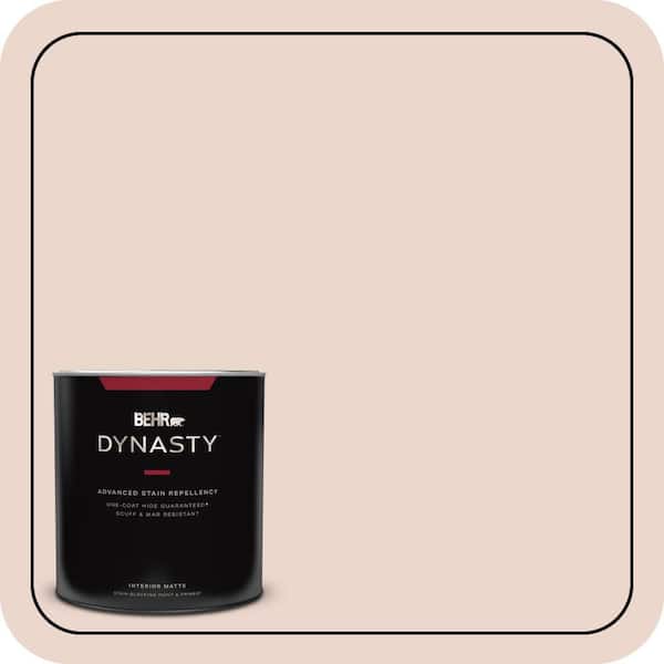 BEHR DYNASTY 1 qt. #210E-2 Antique Pearl Matte Interior Stain-Blocking Paint & Primer