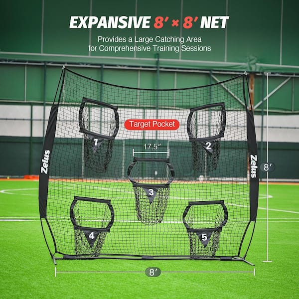 GoSports 7 ft x 4 ft Football Kicking Net