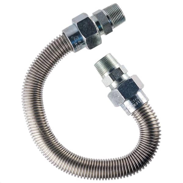 3/4 in. MIP x 3/4 in. MIP x 30 in. Gas Appliance Connector (1 in. O.D.)