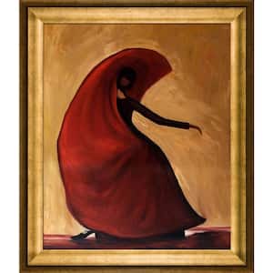 Flamenco Reproduction by Justyna Kopania Athenian Gold Framed People Oil Painting Art Print 25 in. x 29 in.
