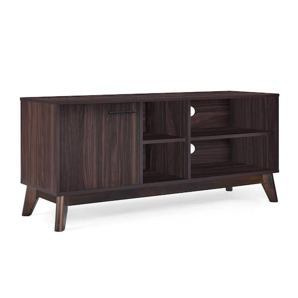 Noble House Ayres 47.25 in. Walnut TV Stand Fits TV's up to 43 in.