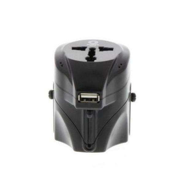 US To Peru/Bolivia/Thailand/Egypt Travel Adapter Plug – 2 USB Ports + Surge Protection