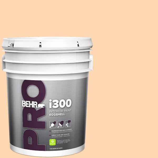 BEHR PRO 5 gal. #280A-3 Delicious Melon Eggshell Interior Paint