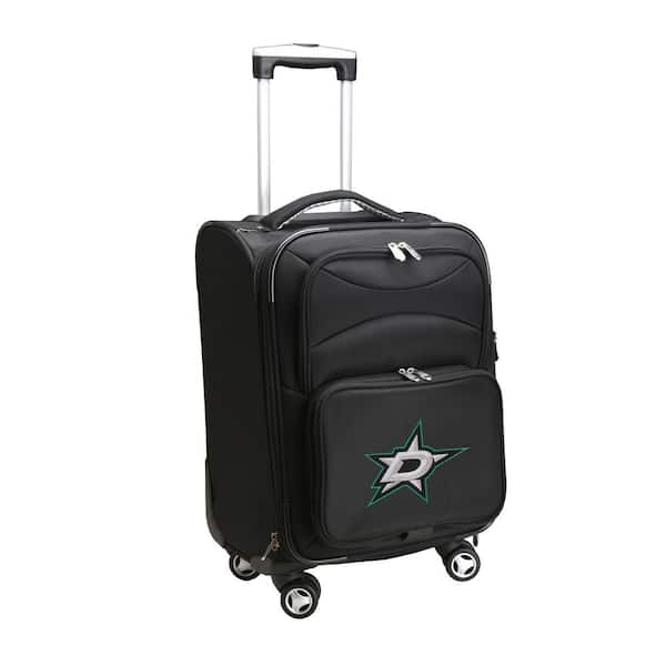Denco NHL Dallas Stars 21 in. Black Carry-On Spinner Softside Suitcase