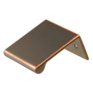 Rotterdam Collection 1 in. Center-to-Center Oil-Rubbed Bronze Highlighted Cabinet Pull