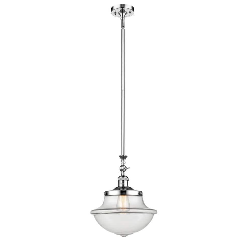 Polished Chrome Glass Mini Pendant Light
