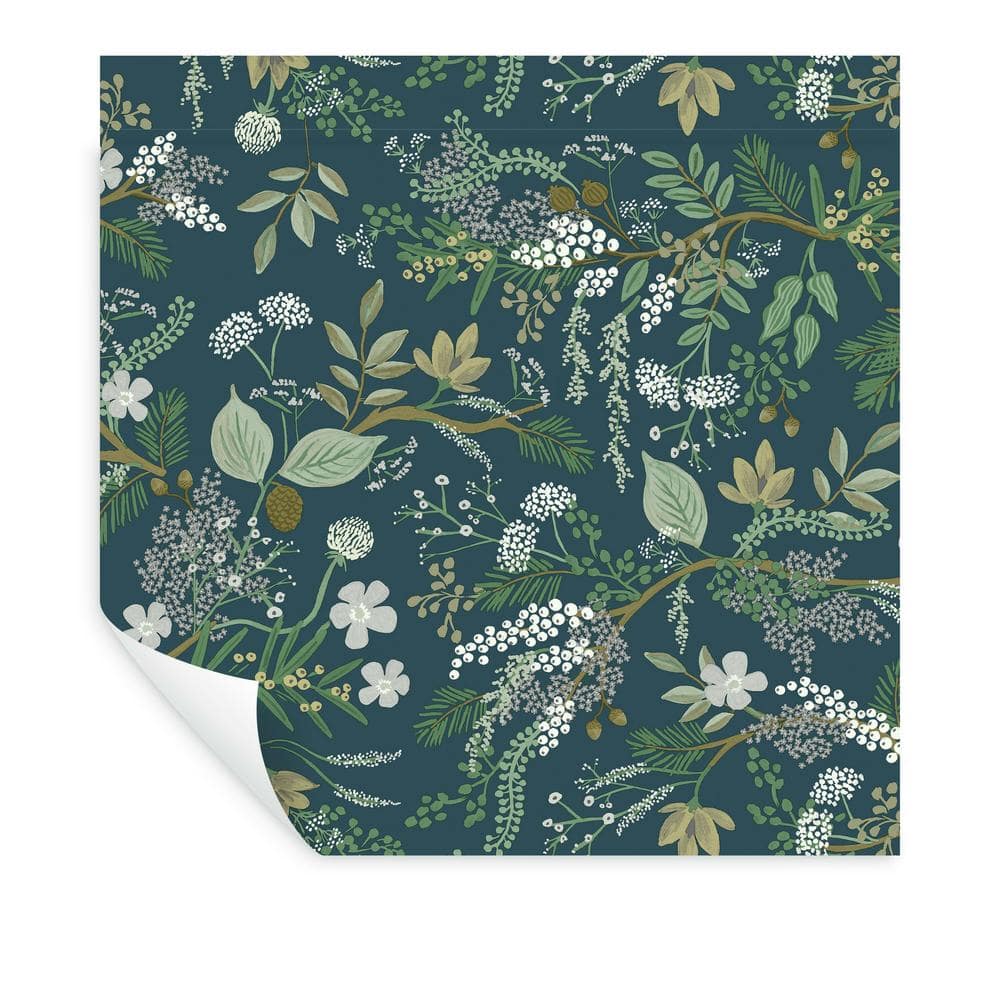 Juniper Forest Green Peel and Stick Wallpaper