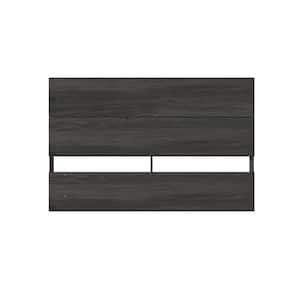 Bark Grey Full Size Panel Headboard