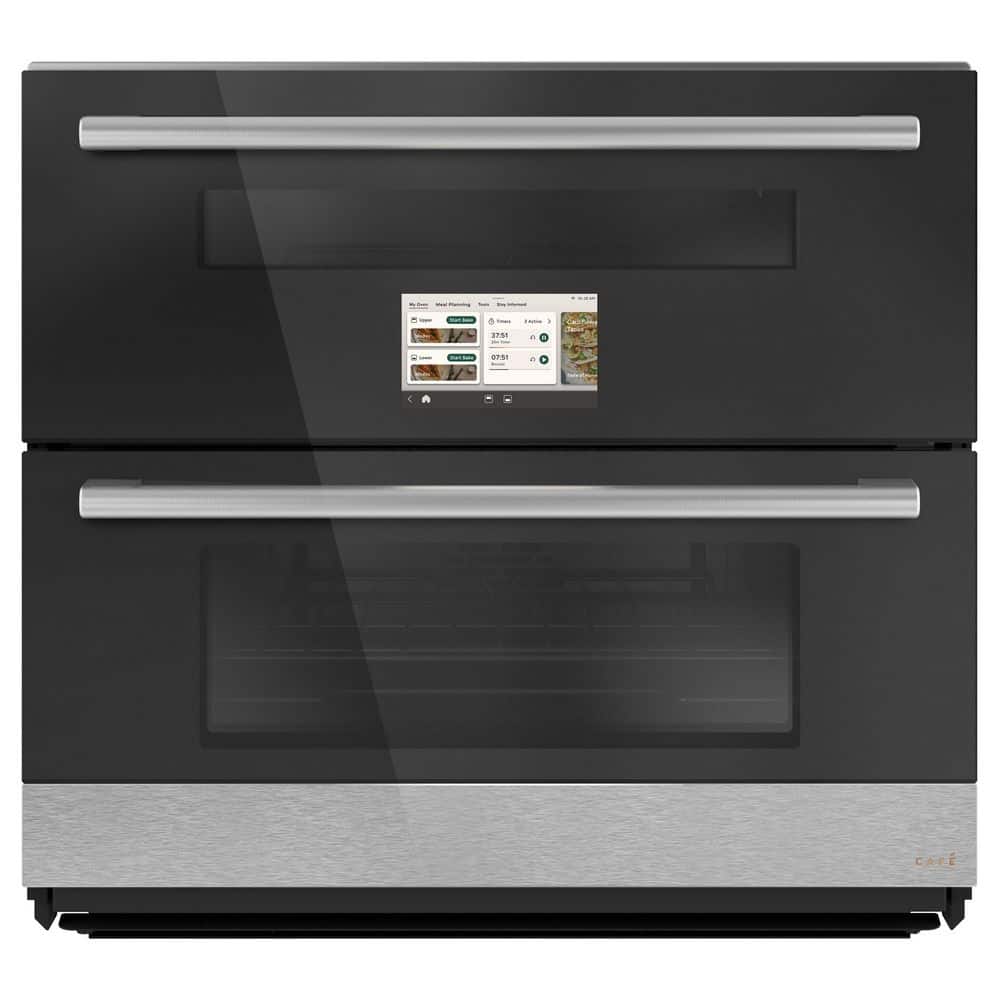 Cafe 30 in. Double Smart Electric Wall Oven in Platinum Glass price history on PriceWatchPro