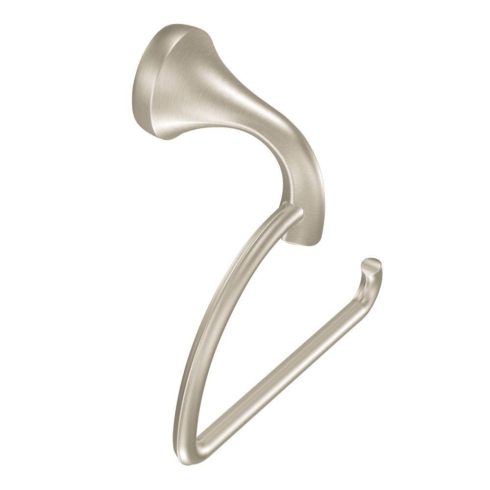 Brushed Nickel 3-Piece Bathroom Hardware Set with 24" Towel Bar