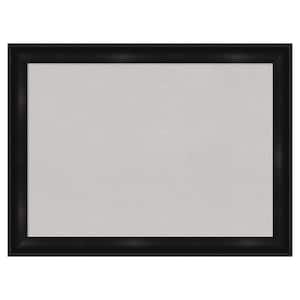 Grand Black Narrow Framed Grey Corkboard 32 in. x 24 in Bulletin Board Memo Board