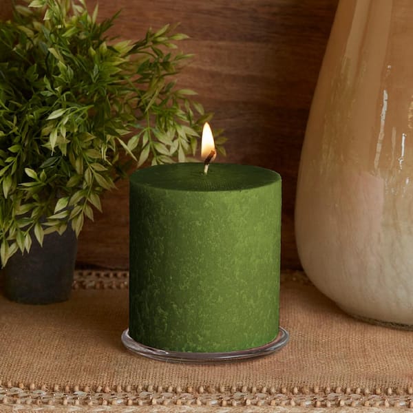 Dark Olive, Green Candle
