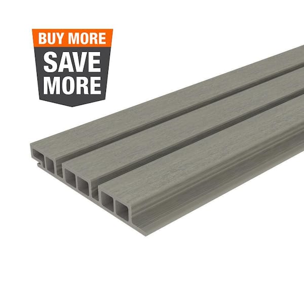 NewTechWood European Siding System 7.7 in. x 96 in. Composite Belgian Board Siding in Roman Antique