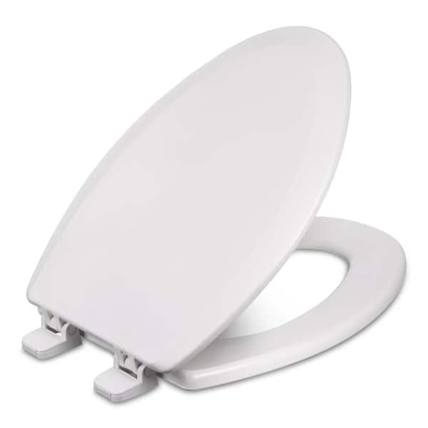 CENTOCO Centocore Elongated Closed Front Toilet Seat in Crane White ...