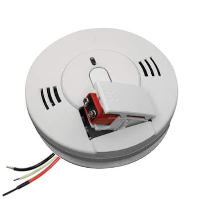 Firex Smoke & Carbon Monoxide Detector, Hardwired with nine-V Battery Backup & Voice Alarm, 3-Pack
