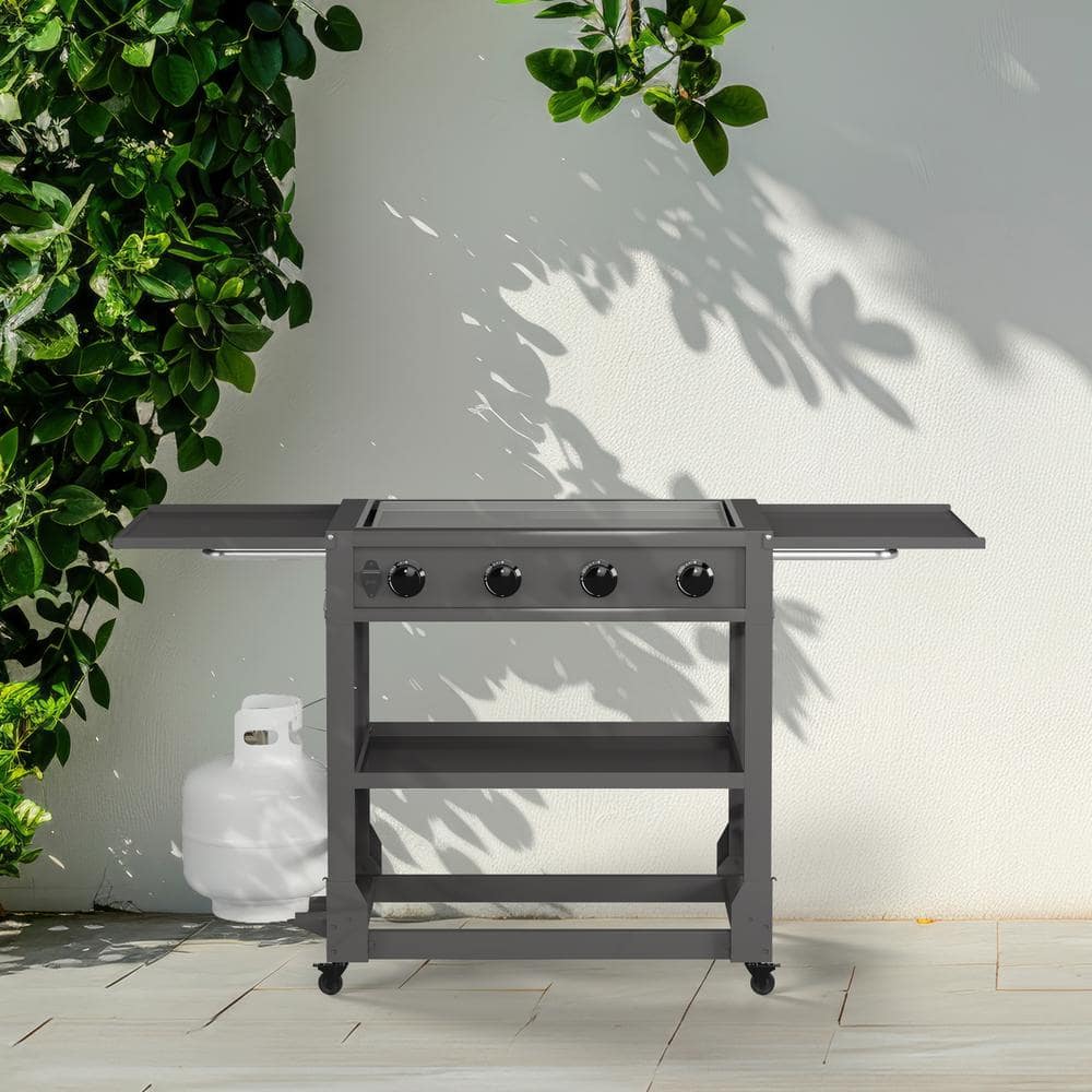 TYTUS Fresno 4-Burner Stainless Steel Propane Hibachi Griddle