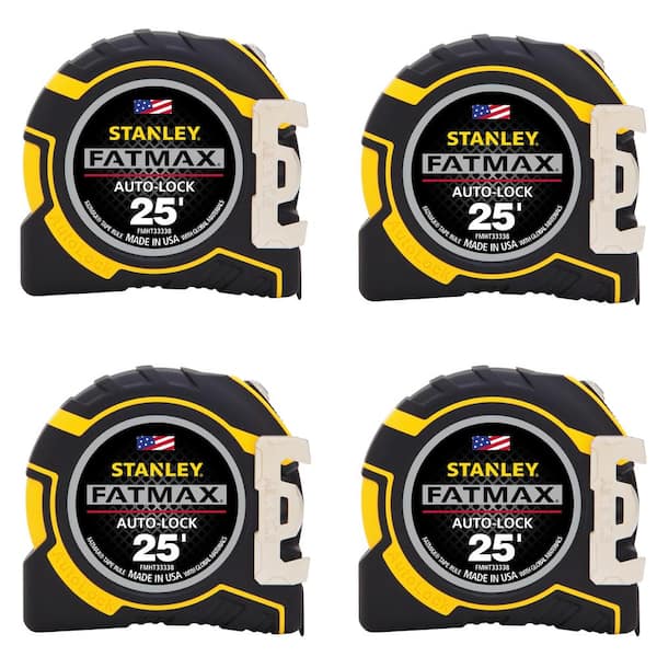 FATMAX 25 ft. x 1-1/4 in. Auto Lock Tape Measure (4-Pack)