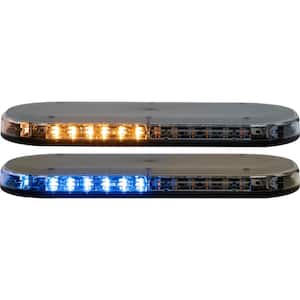Class 1 Low Profile Oval LED Mini Light Bar - Amber/Blue