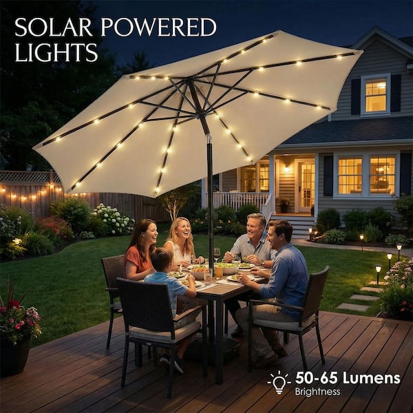 12 ft square patio umbrella Rectangular Patio Umbrella Canopy 15x9ft 12-Rib