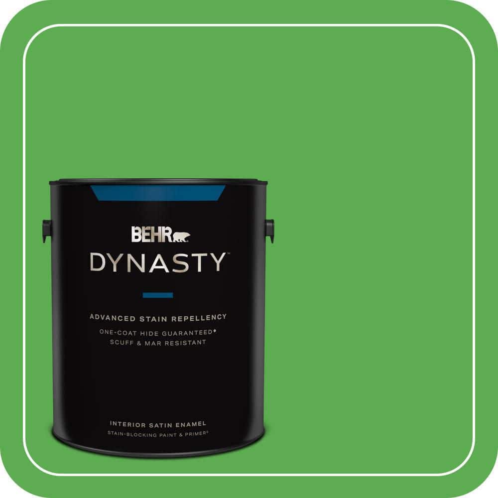 1 gal. #440B-6 Barnyard Grass Satin Enamel Interior Stain-Blocking Paint & Primer price history on PriceWatchPro