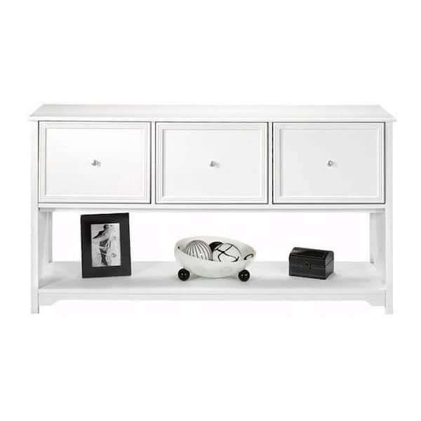 Home Decorators Collection Oxford White 56 in. Lateral File Cabinet