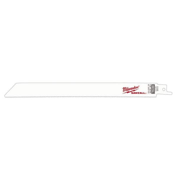 Milwaukee 9 in. 18 Teeth per in. Medium Metal Cutting SAWZALL Reciprocating Saw Blade (1-Pack)
