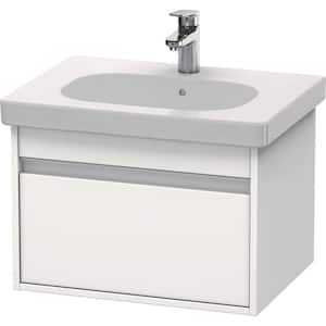 Ketho 17.88 in. W x 23.63 in. D x 16.13 in. H Bath Vanity Cabinet without Top in White