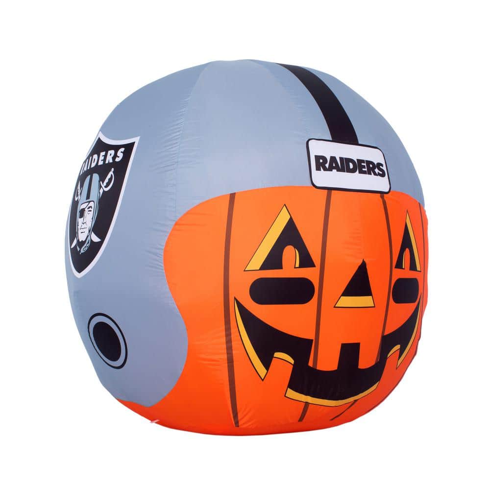 Las Vegas Raiders Halloween Inflatable Jack-O' Helmet SC-44119 - The Home  Depot