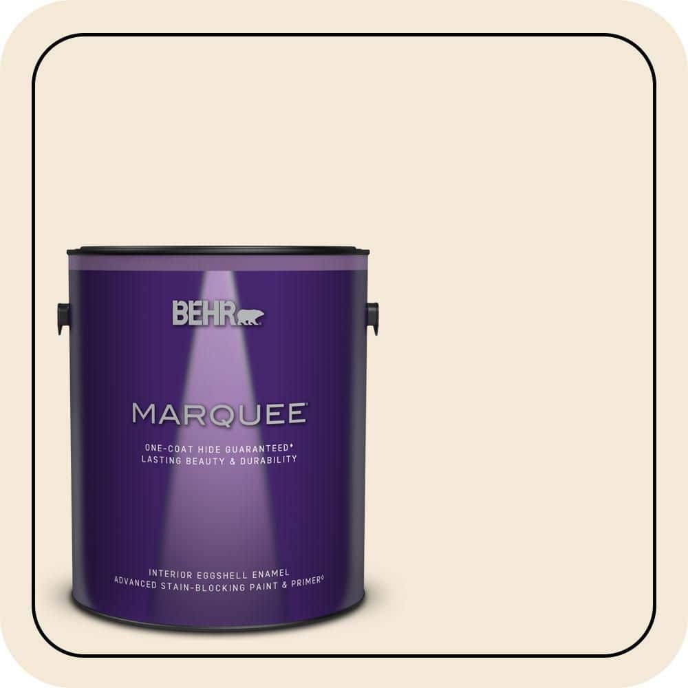 1 gal. 13 Cottage White Eggshell Enamel Interior Paint with Primer product image for price tracking