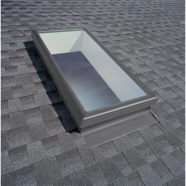 VELUX - 22.5 in. x 22.5 in. Fixed Curb-Mount Skylight with Tempered Low-E3 Glass