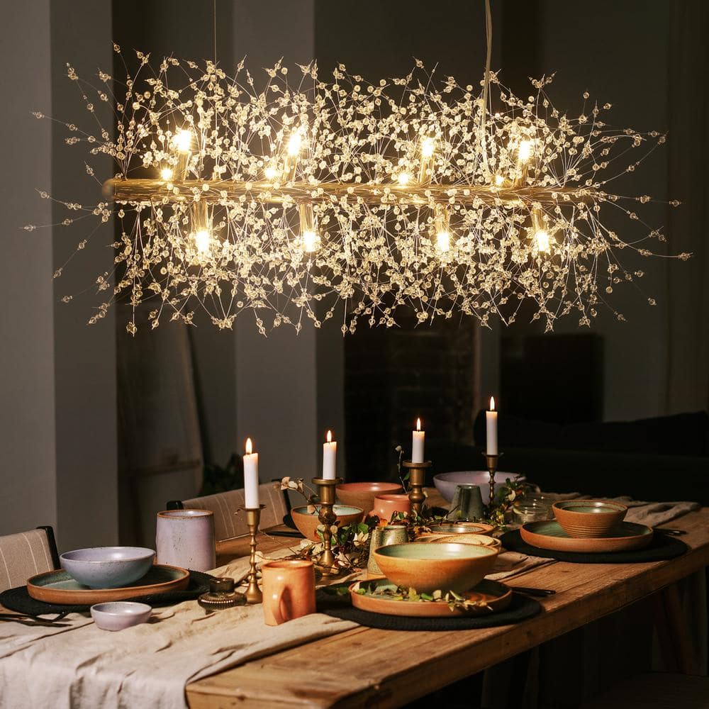 Rover 12-Light Gold Kitchen Island Chandelier price history on PriceWatchPro