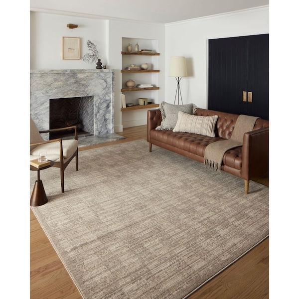 Darby Pebble/Sand 9 ft. 2 in. x 13 ft. Transitional Modern Area Rug