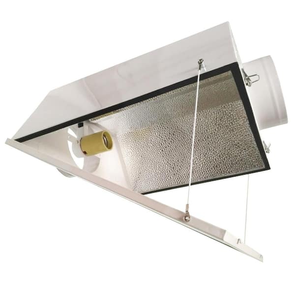 Hydro Crunch Large Air Cooled with 6 in. Duct and Glass Panel Light Reflector for up to 1000-Watt D940003000 - The Home Depot