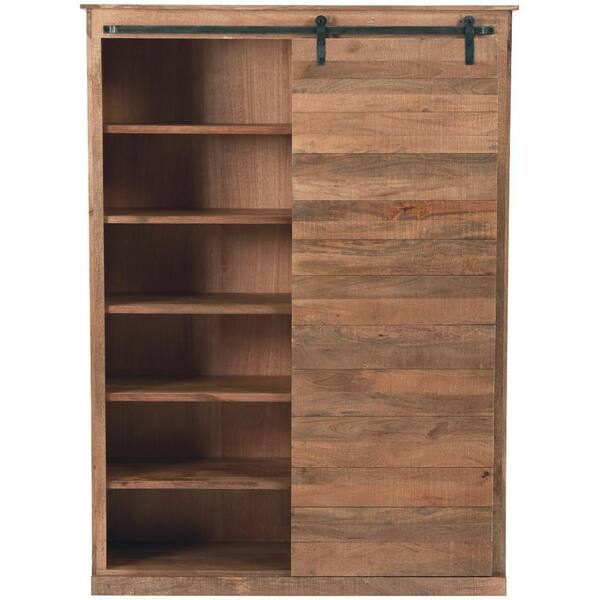 Home Decorators Collection Holden Natural Solid Door Bookcase