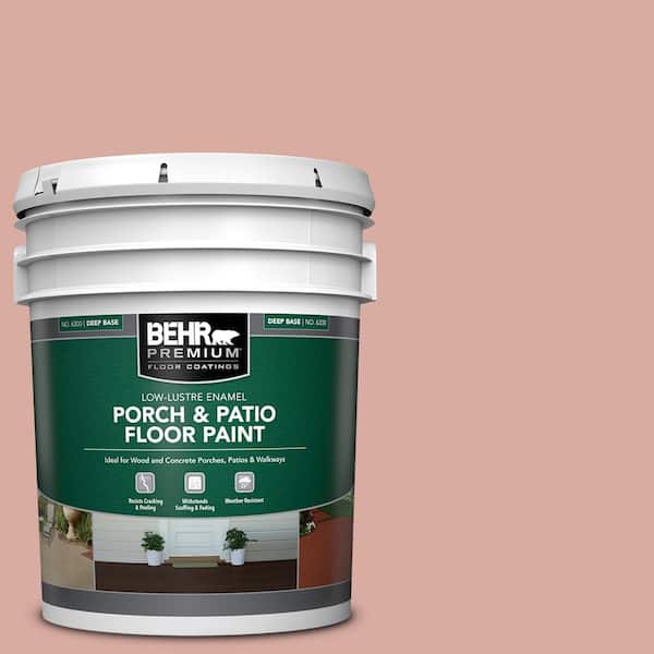 BEHR PREMIUM 5 gal. #T17-06 Everythings Rosy Low-Lustre Enamel Interior/Exterior Porch and Patio Floor Paint
