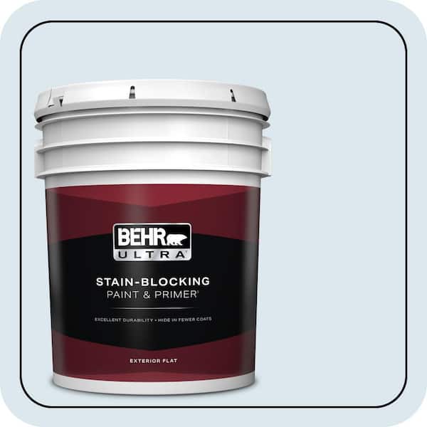 BEHR ULTRA 5 gal. #570A-2 Geyser Flat Exterior Paint & Primer