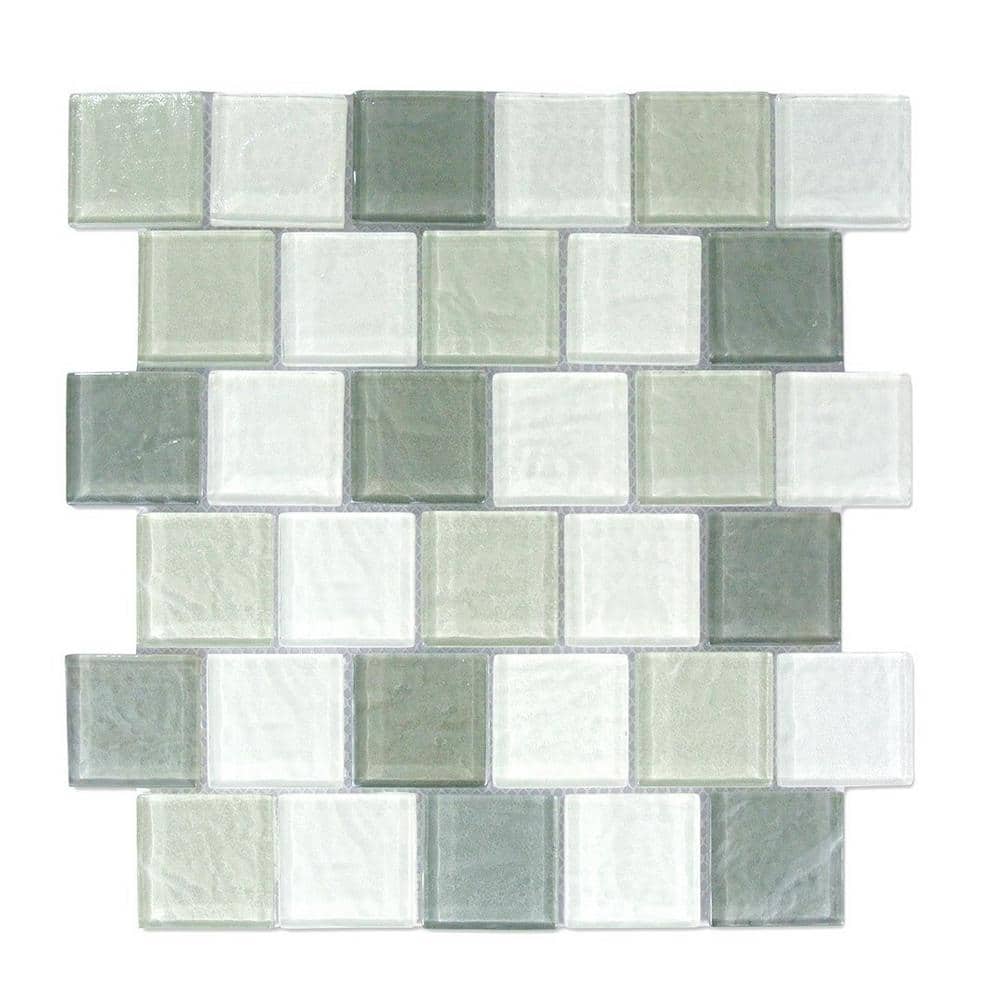 New Era Beige and Glass Linear Mosaic Wall Tile
