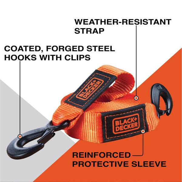 thumbnail image 2 of Heavy Duty 2-inch X 20-foot Tow Strap - 10,000lb Break Strength With Forged Steel Hooks For Vehicle Recovery 2 of 6