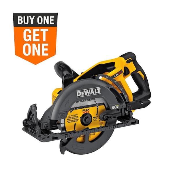 FLEXVOLT 60V MAX Cordless Brushless 7-1/4 in. Wormdrive Style Circular Saw (Tool Only)