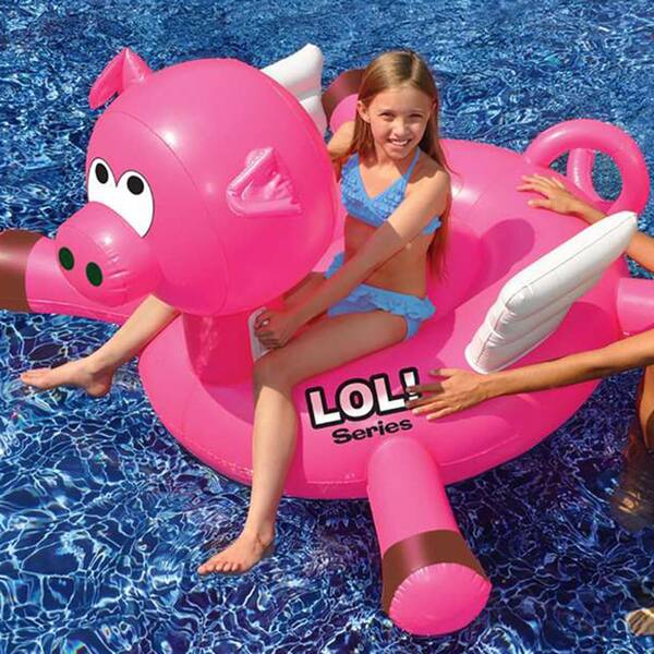 Swimline LOL Pig Inflatable Pool Float 